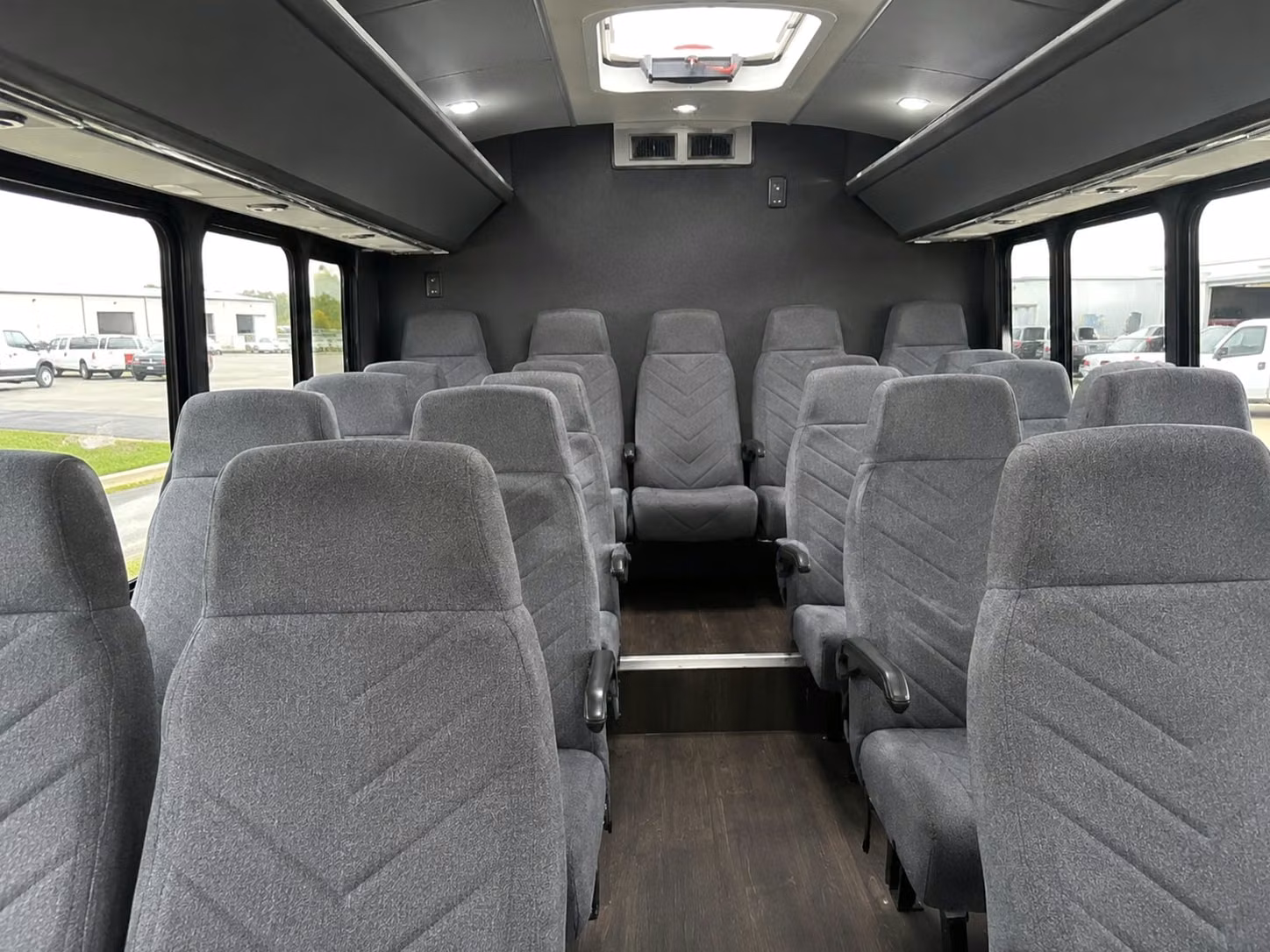 20 passenger minibus interior