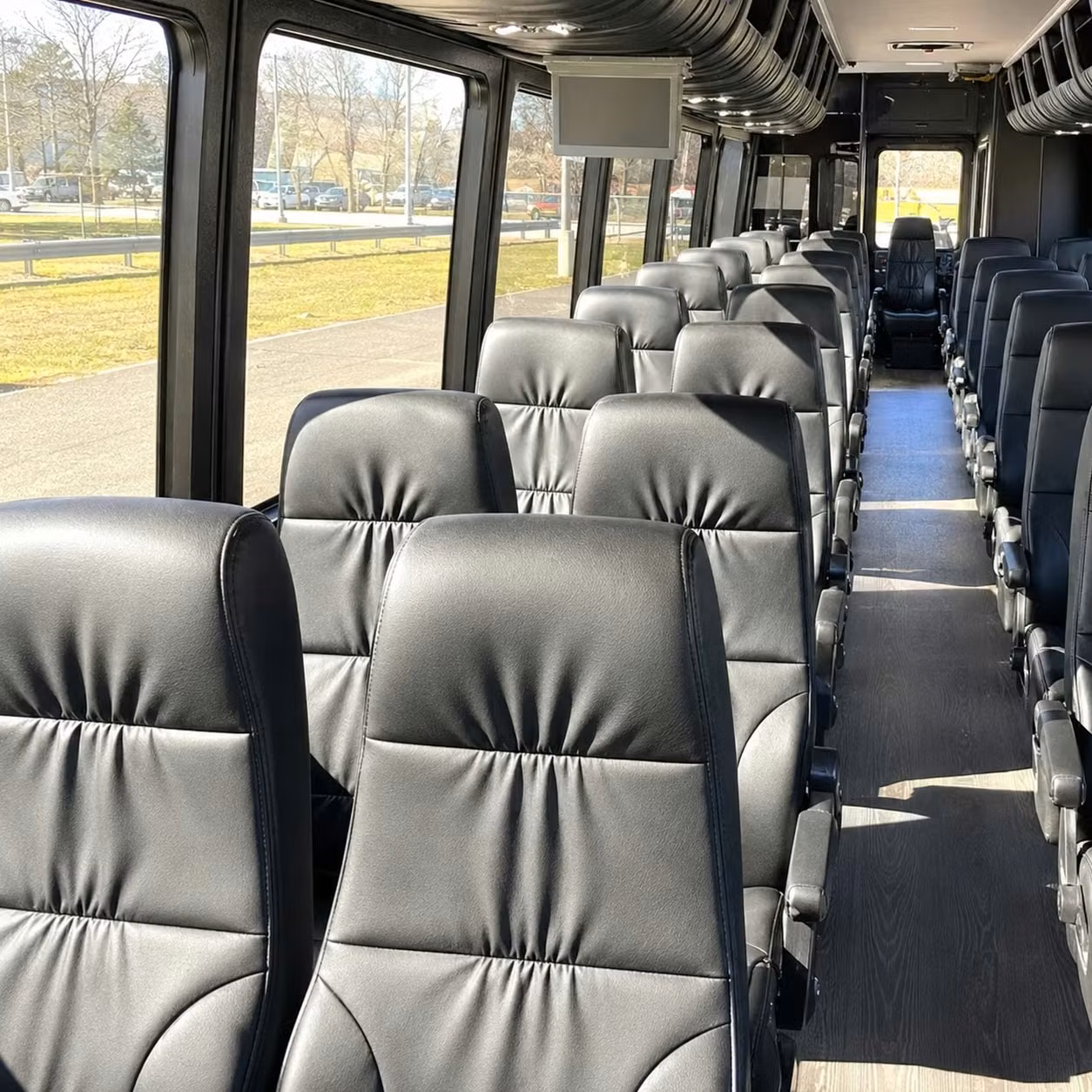 25 passenger minibus inside