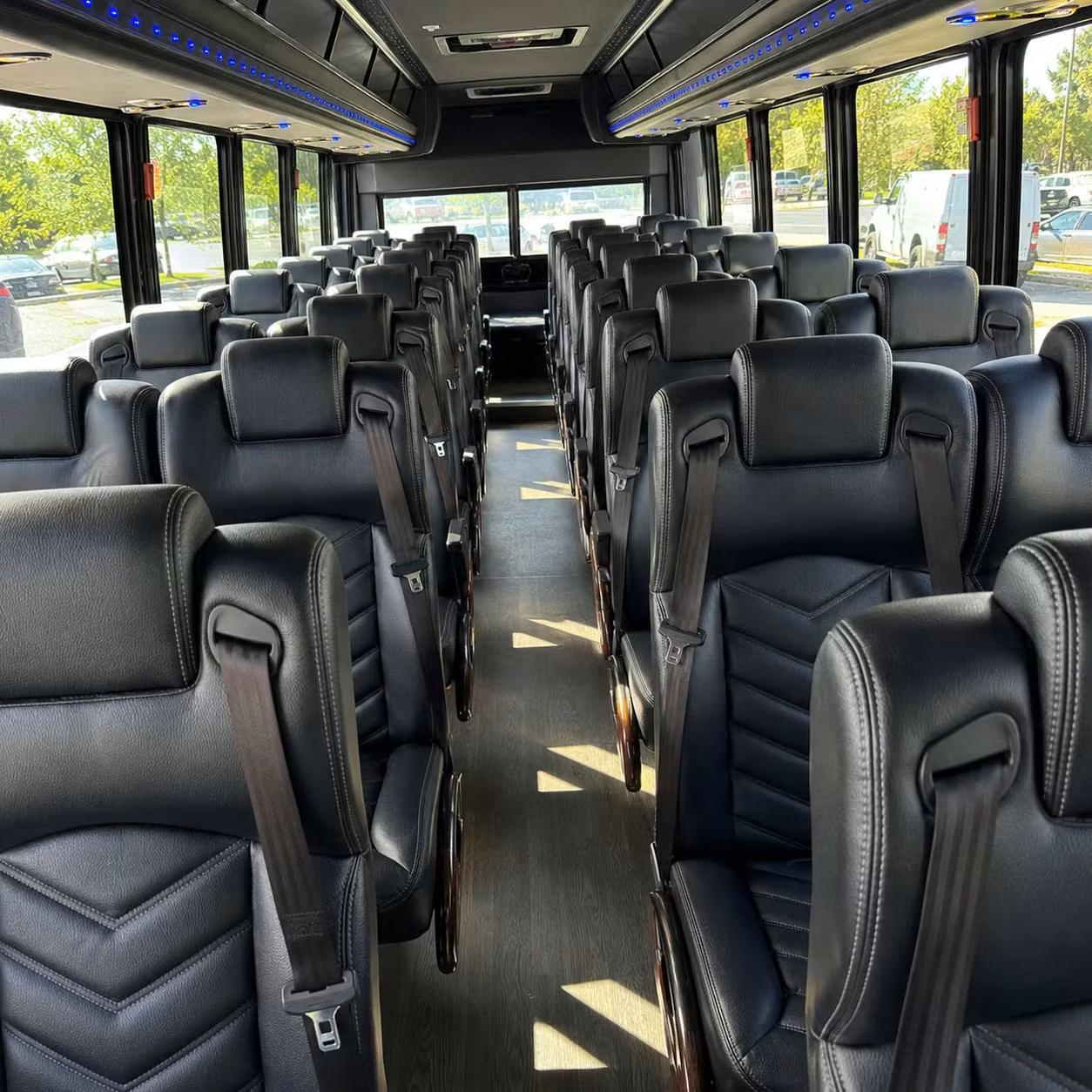 30 passenger minibus interior